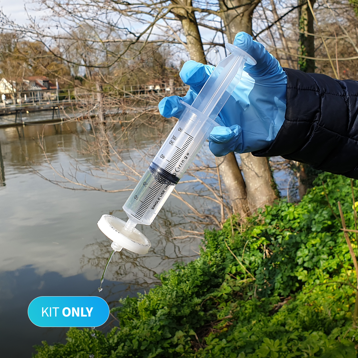 NatureMetrics Aquatic eDNA sampling kit and filter